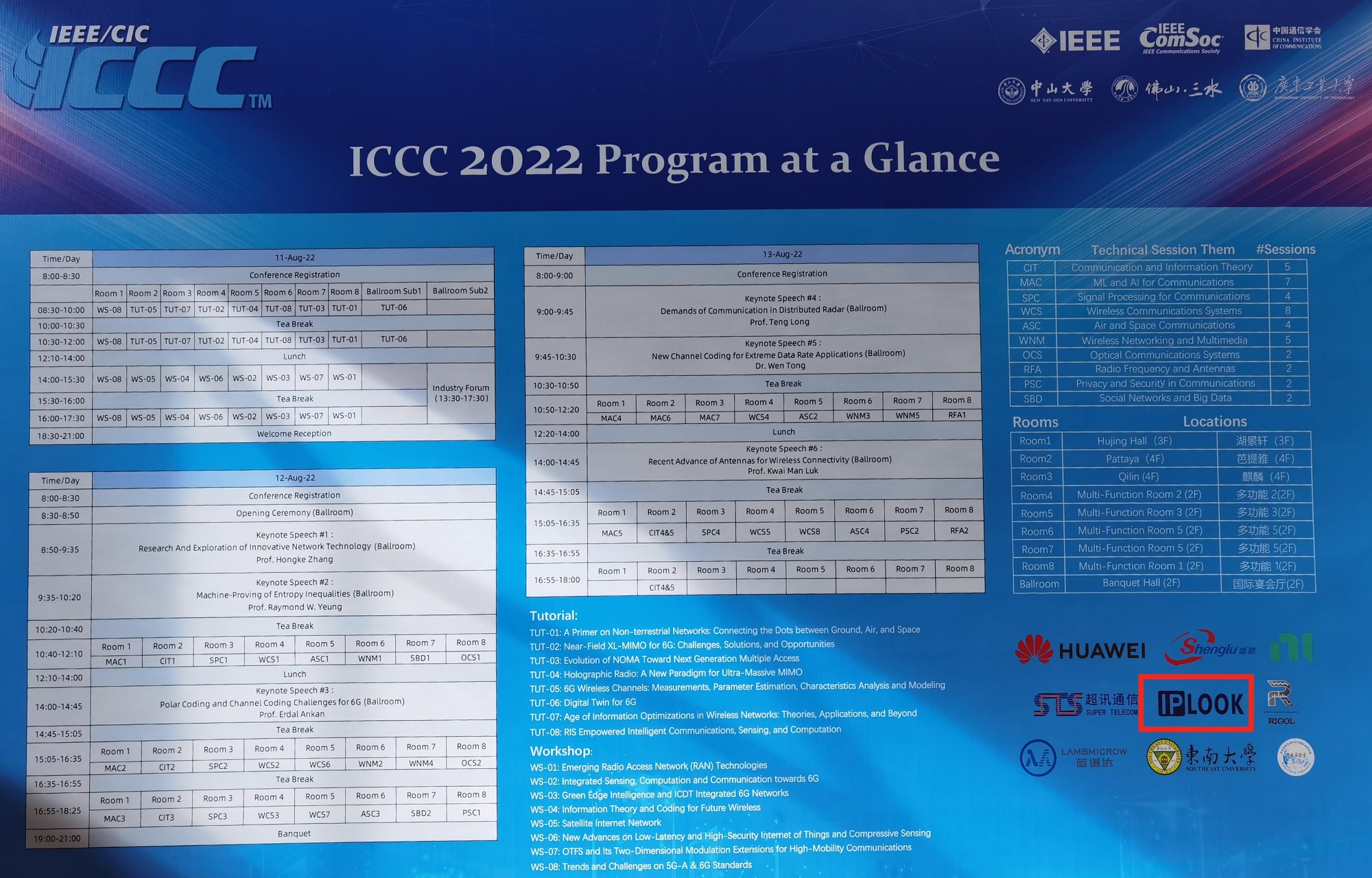 Programa de la ICCC 2022 de un vistazo