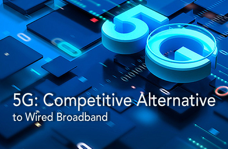 5G ofrece una alternativa competitiva a la banda ancha por cable y representará el 35% de las suscripciones inalámbricas fijas generales en 2027