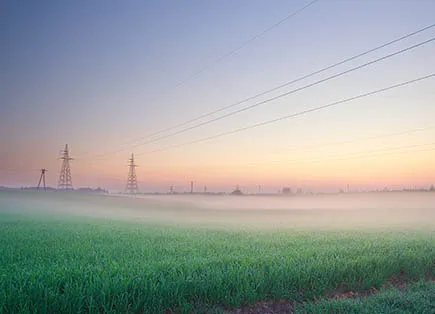 Rural and suburban areas