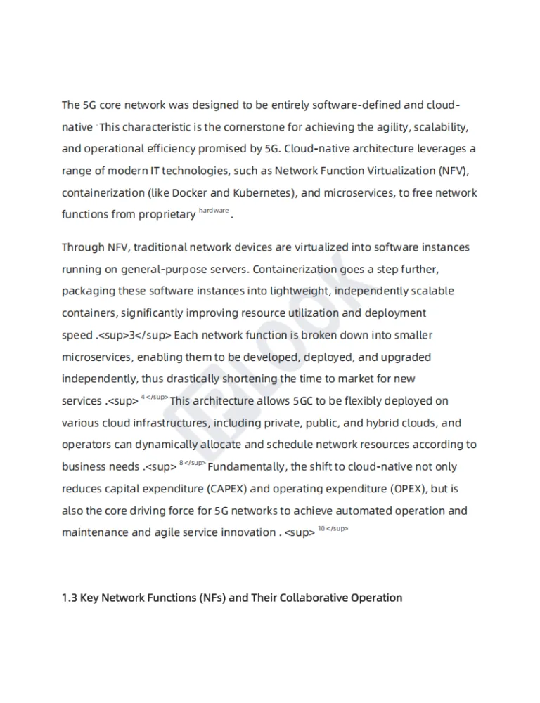 Market Development Trends for 5G Core Networks 5
