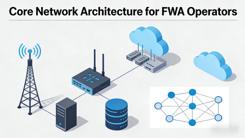 Fwa Solution Core Network Architecture for FWA Operators