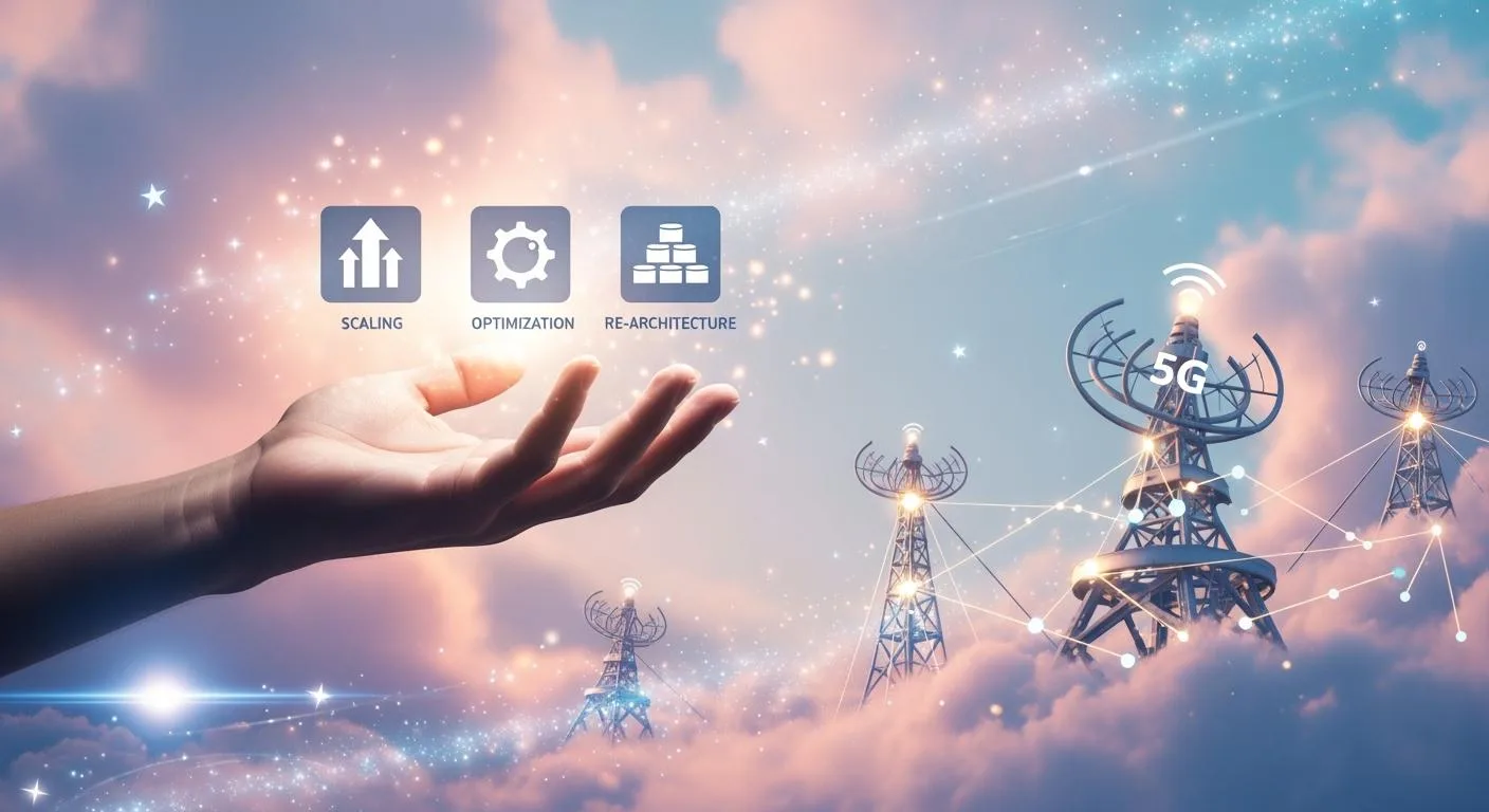 How to Decide Between Scaling, Optimization, and Re-Architecture in 5G Networks