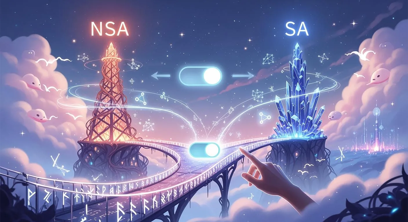 When Is the Right Time to Move from NSA to SA in 5G Networks?