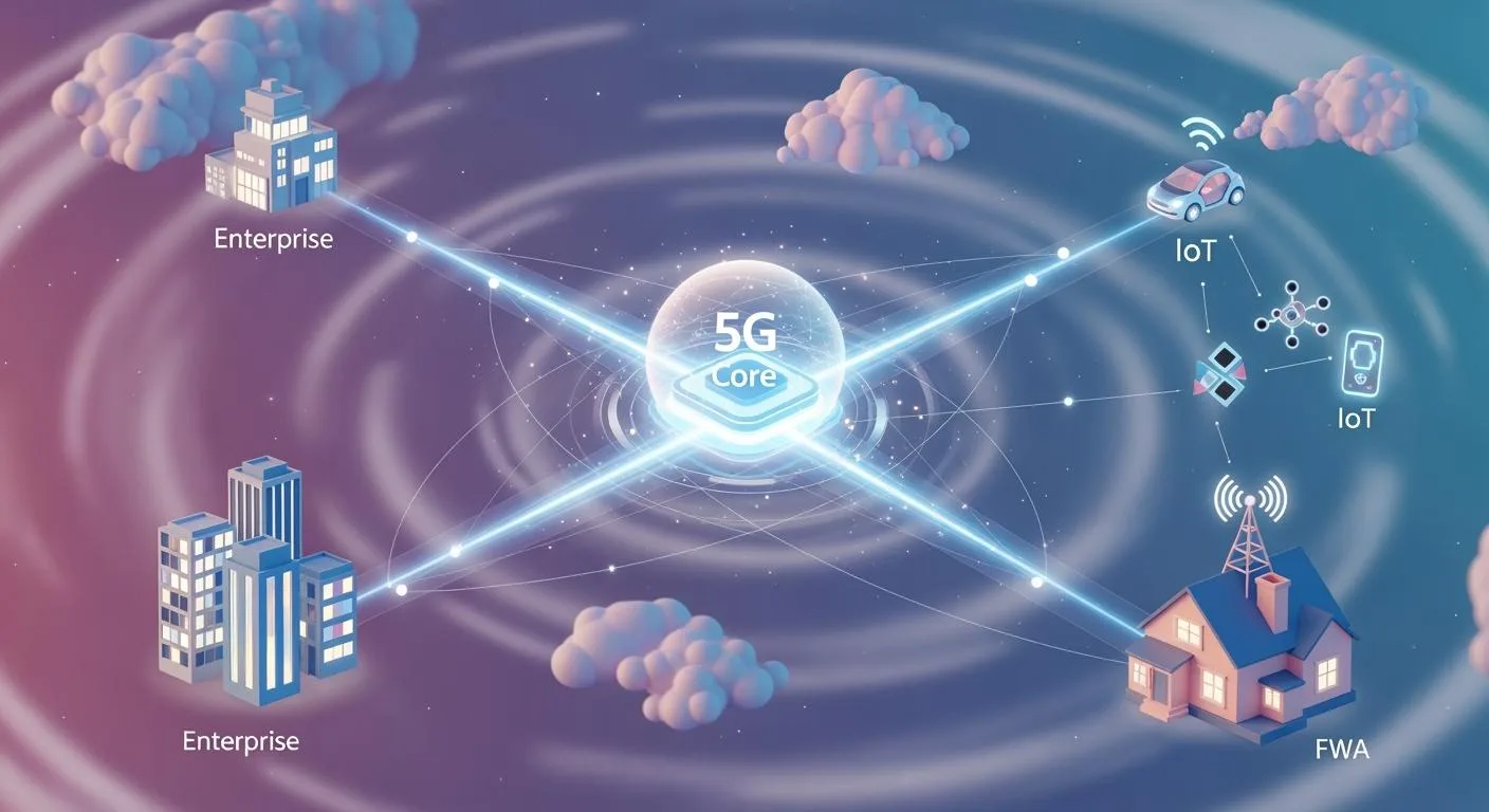 Supporting Enterprise, FWA, and IoT on a Unified 5G Core Network